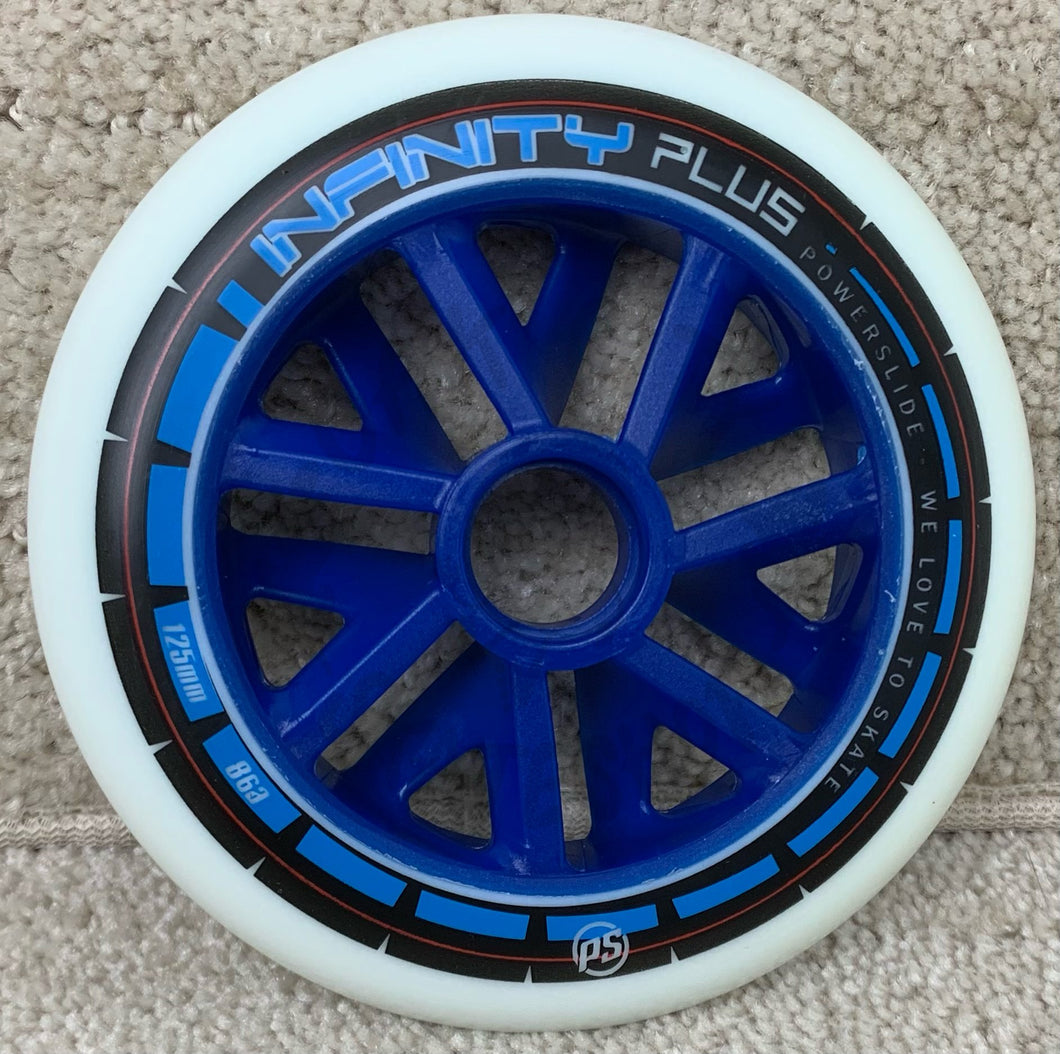 Powerslide Infinity PLUS Wheel 125mm (6pk) - Blue