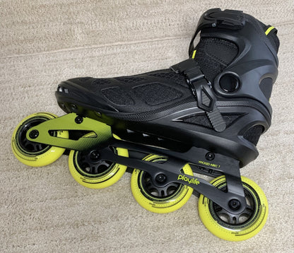 Powerslide Playlife Lancer Black 84 Skate for Men (10us and above) *Clearance - Slightly Damaged Boxes*