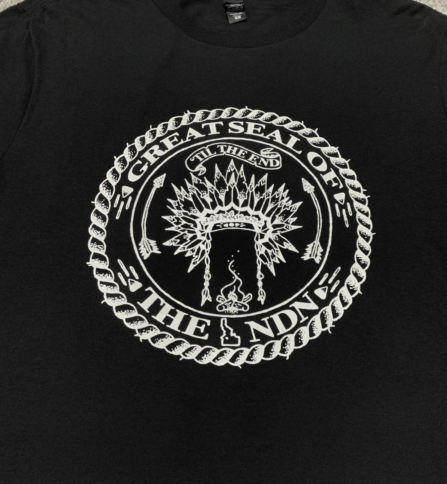 NDN Seal Tee (Black, Medium & XLarge)