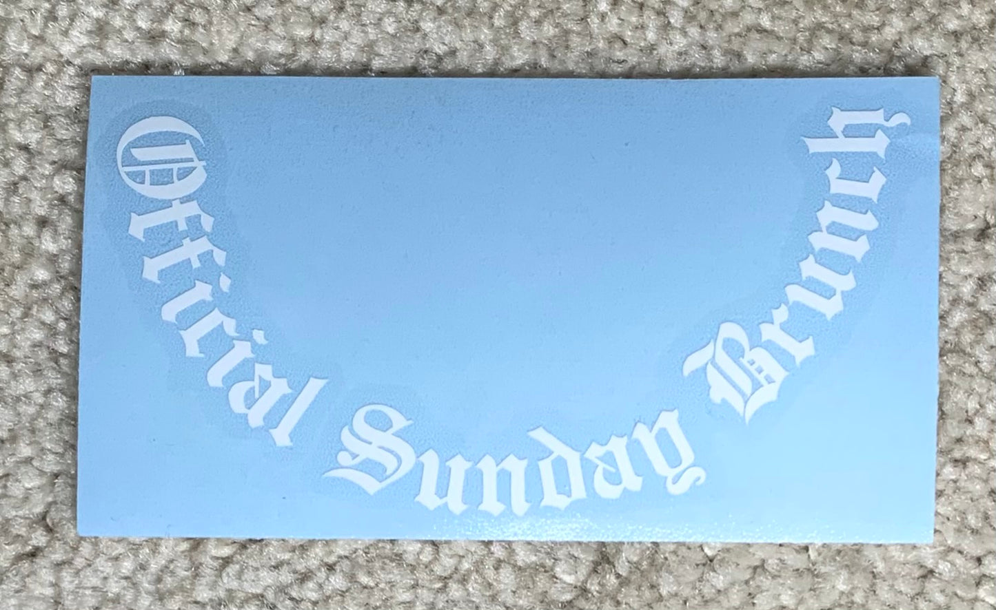 Them Sunday Brunch Vinyl Sticker