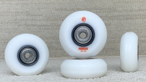Roces Stock White Fifth Element 60mm Wheel with Abec 5 Bearings (4pk)