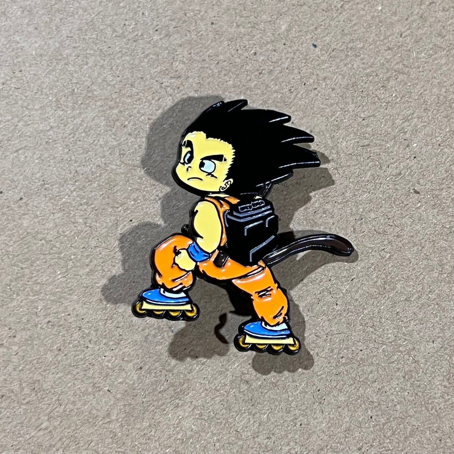 Skating Fast Enamel Pin