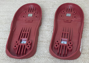 STOCK Roces Fifth Element Two-Piece Soulplates (Red) 6-9us