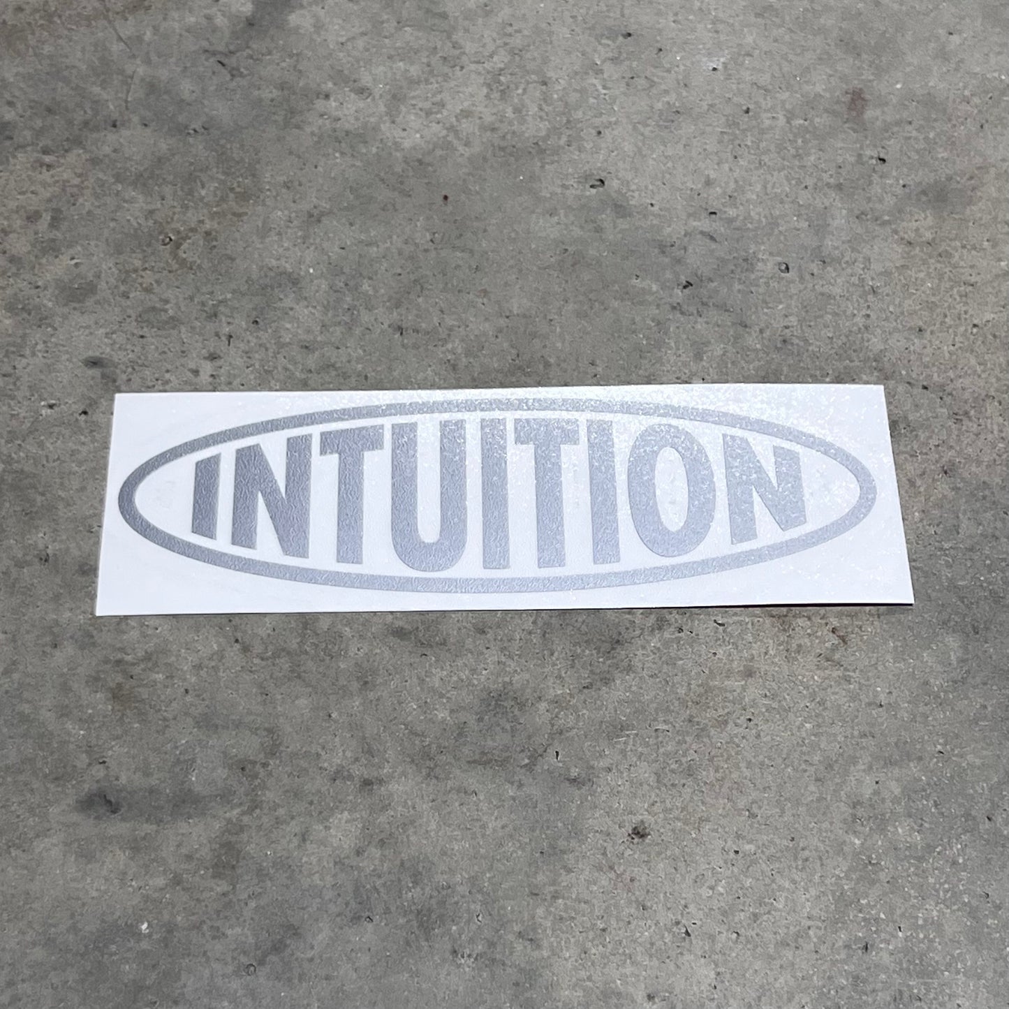 Intuition Liners Silver Sticker