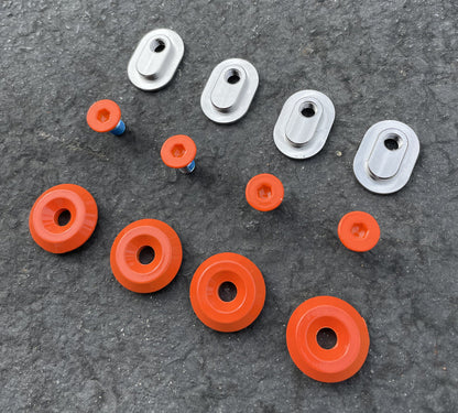 Them 909 Cuff Bolt Set - Orange