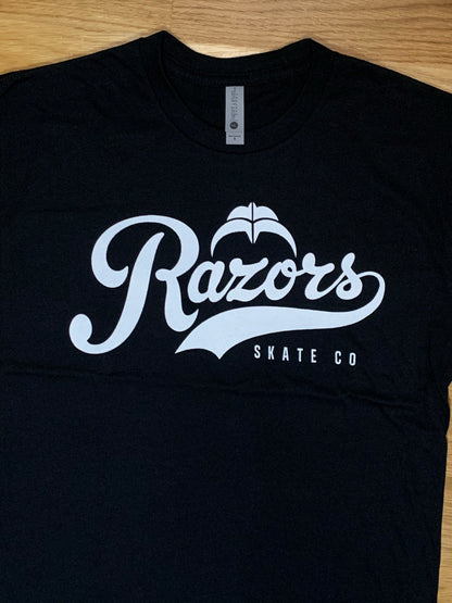 Razors Classic Slugger Tee (Black, Large)