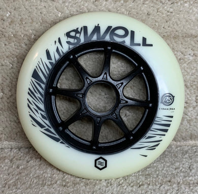 Powerslide Swell Wheel 110mm - AGE CURED YELLOW (Sold per Wheel)