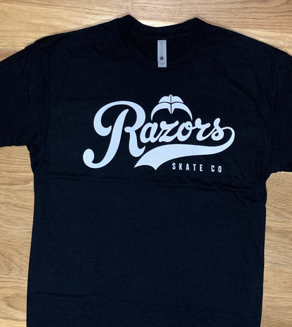 Razors Classic Slugger Tee (Black, Large)