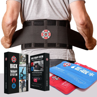 Old Bones Therapy BACK THERAPY SYSTEM: COMPRESSION + SUPPORT + HEAT / COLD - Oak City Inline Skate Shop