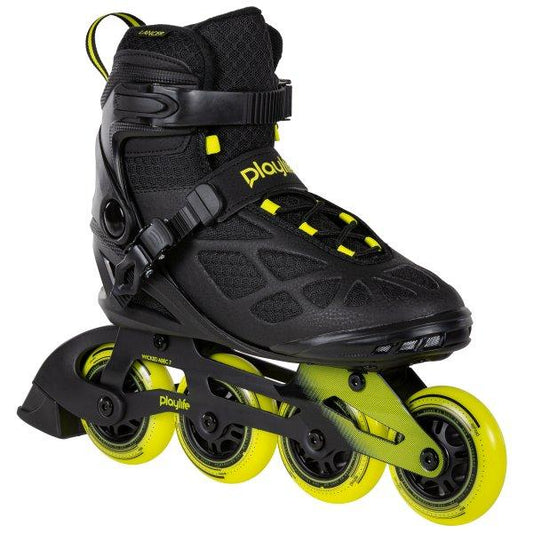 Powerslide Playlife Lancer Black 84 Skate for Men (10us and above) *Clearance - Slightly Damaged Boxes*