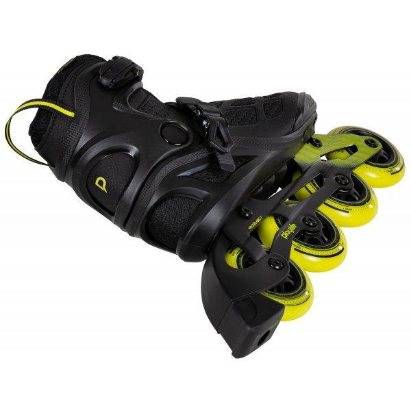 Powerslide Playlife Lancer Black 84 Skate for Men (10us and above) *Clearance - Slightly Damaged Boxes*