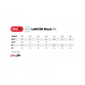 Powerslide Playlife Lancer Black 84 Skate for Men (7.5us and above)