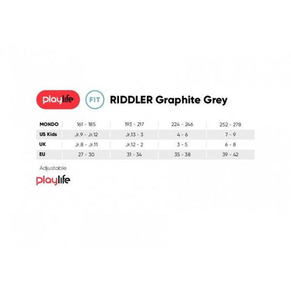 Playlife Riddler Graphite Grey Skate for Kids & Beginners