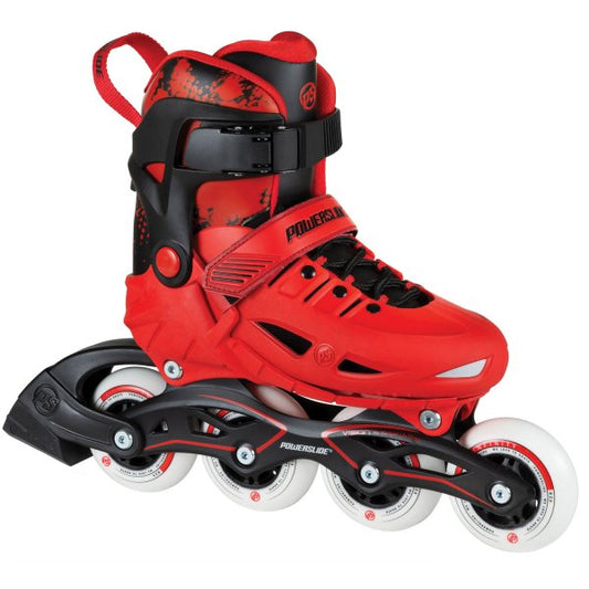 Powerslide Phuzion Universe Red 4-Wheeler Skate for Kids (11J-13J us)