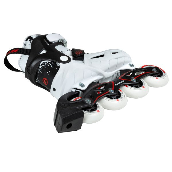 Powerslide Phuzion Universe White 4-Wheeler Skate for Kids (11J-13J)