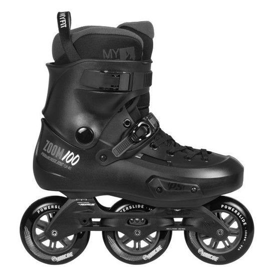 Powerslide Zoom Pro Black 100 Skate - Oak City Inline Skate Shop