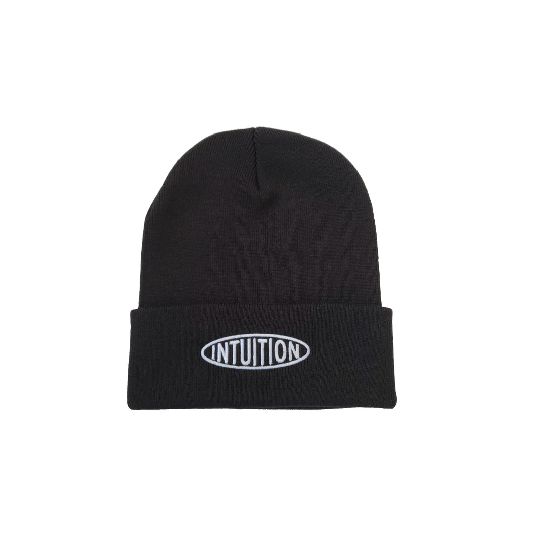 Intuition Liners Rib Knit Toque Beanie - EMBROIDERED (Medium Height)
