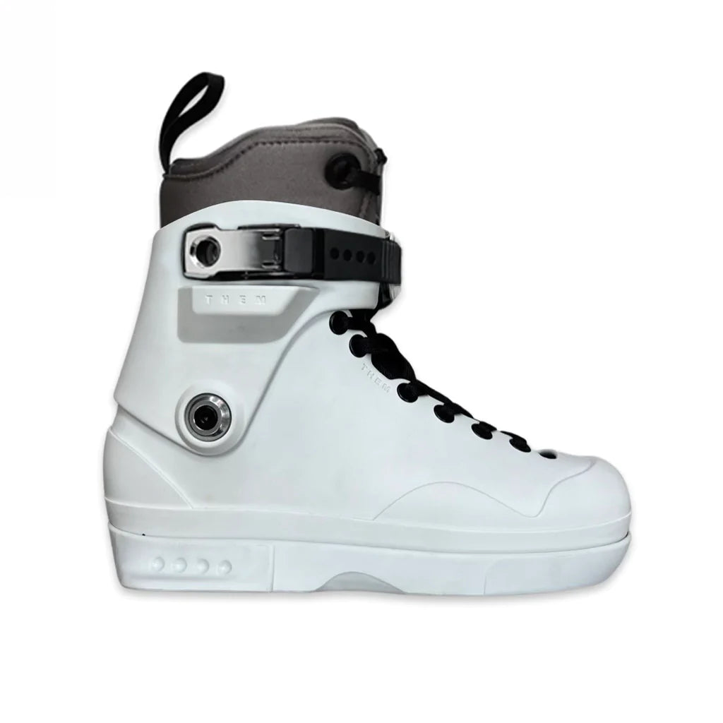 Them Skates 909 x Intuition Collab BOOT ONLY - White NOW SHIPPING